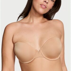 Victoria Secret Illusions Lightly Lined Smooth Strapless Bra